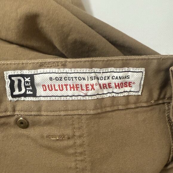 Duluth Flex Fire Hose Bootcut Work Pants Womens 16 x 29.5 Duck Canvas Reinforced - Picture 4 of 8